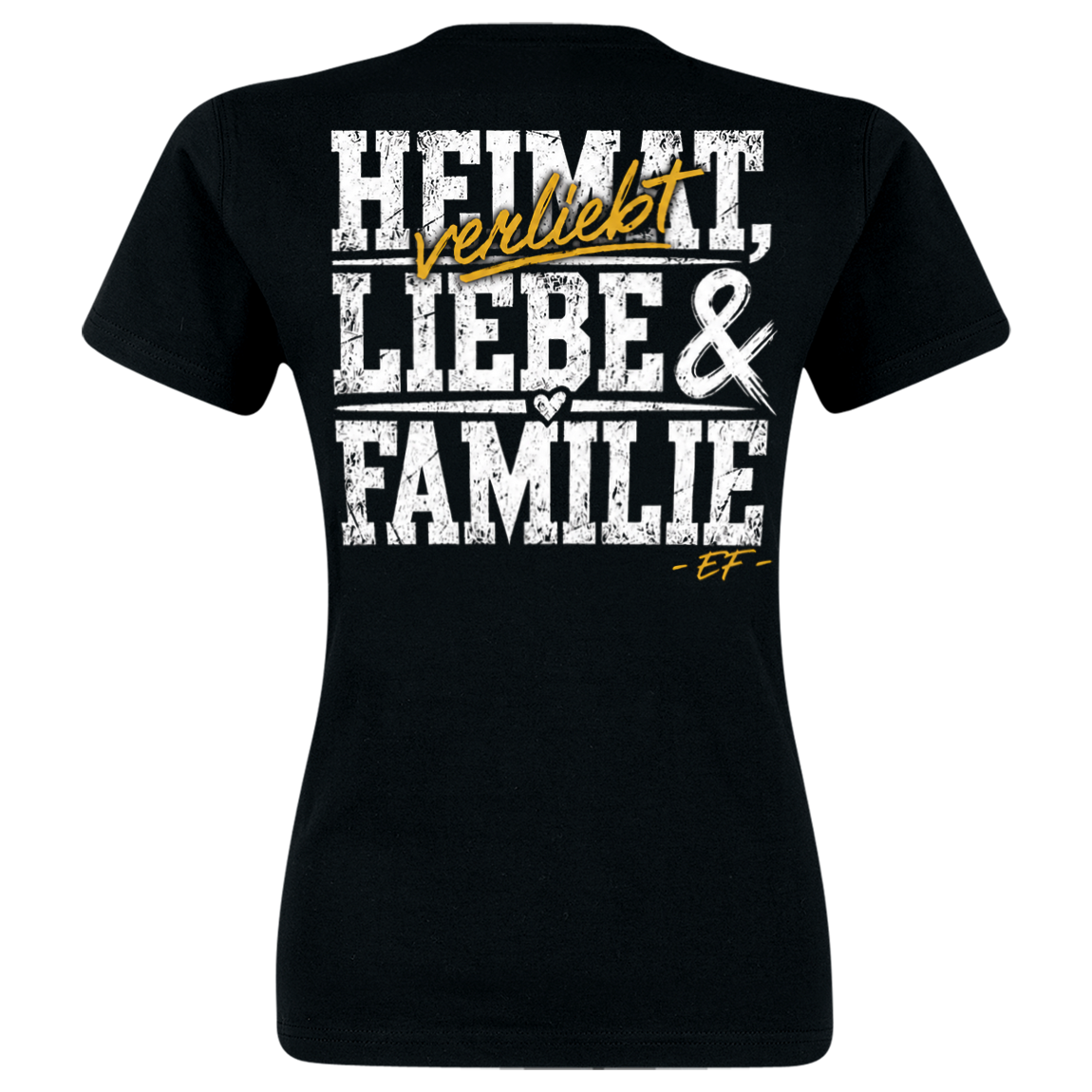ErnstFall - Heimatverliebt, Girl-Shirt schwarz