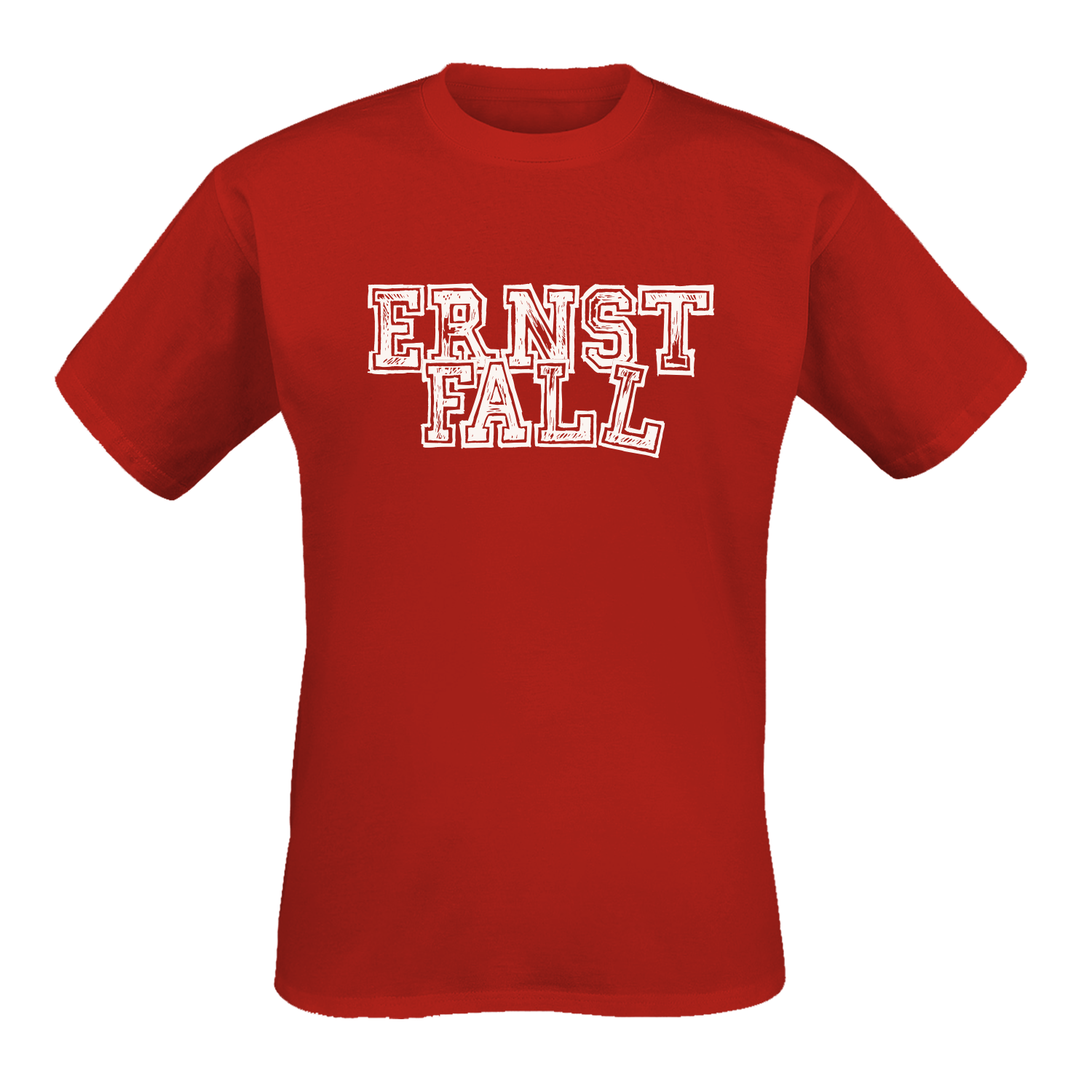 ErnstFall - Logo, T-Shirt rot